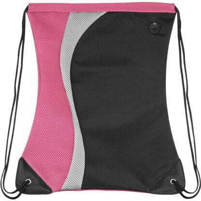 黑色/粉紅色飛濺運動包