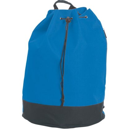 寶藍色/黑色抽繩托特包/背包