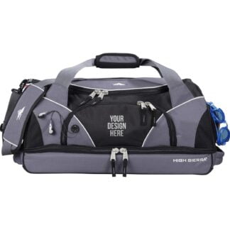 木炭/黑色 High Sierra Crunk Cross Sport Duffel