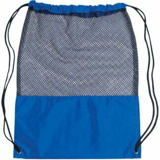 寶藍色尼龍網眼運動包