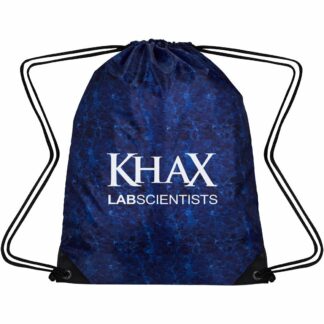 藍色/黑色激流水迷彩運動包