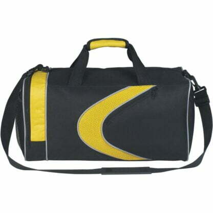 黃色/黑色運動行李袋